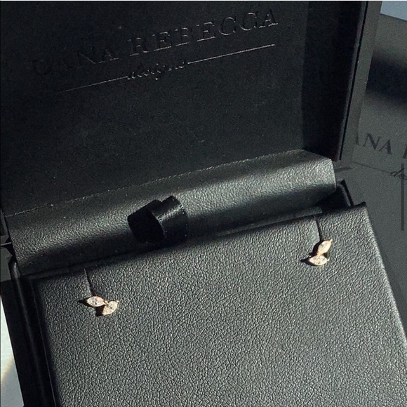 Dana Rebecca Designs Jewelry - Dana Rebecca Designs Alexa Jordyn Marquise Diamond Stud Earrings in YG